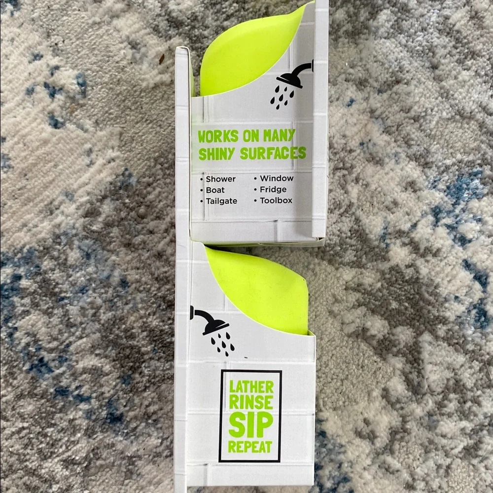 New Silicone Shower Holder for Shampoo, Conditioner, or Beverage!